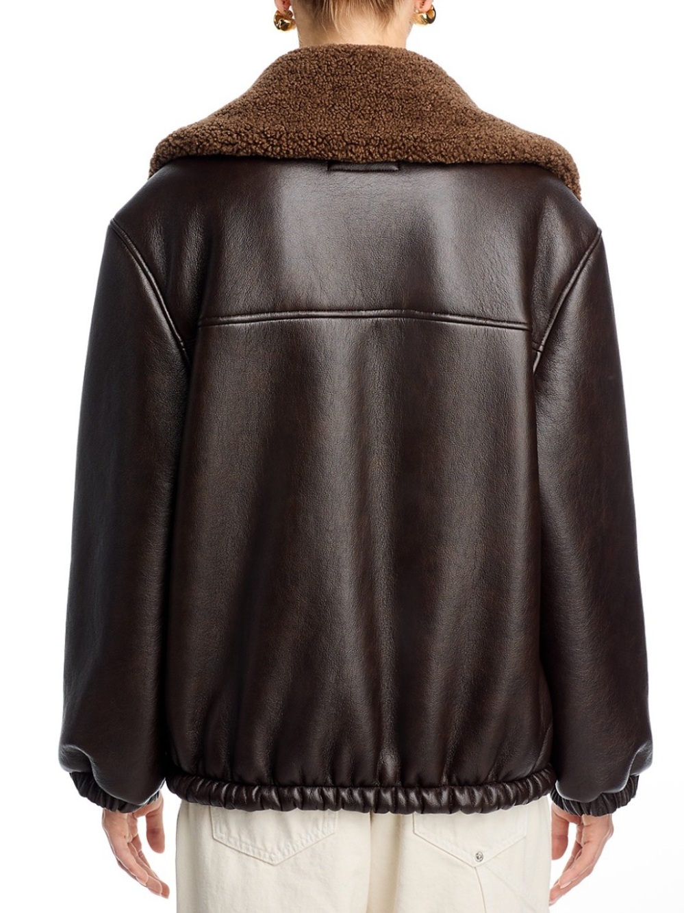 BLANKNYC Icon Status Shawl Collar Faux Leather Coat - Picture 4 of 6